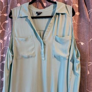 Torrid Harper Blouse in Mint Green